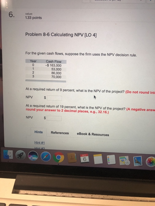 [LO 3] A firm evaluates all of its projects by applying the