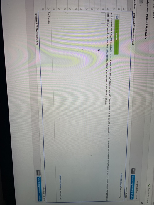  TIEWER asignment: Module 4 Homework Q Search this course x aestions