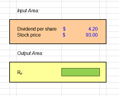 Insturction: Input the excel formulae/ function for the green cell so it