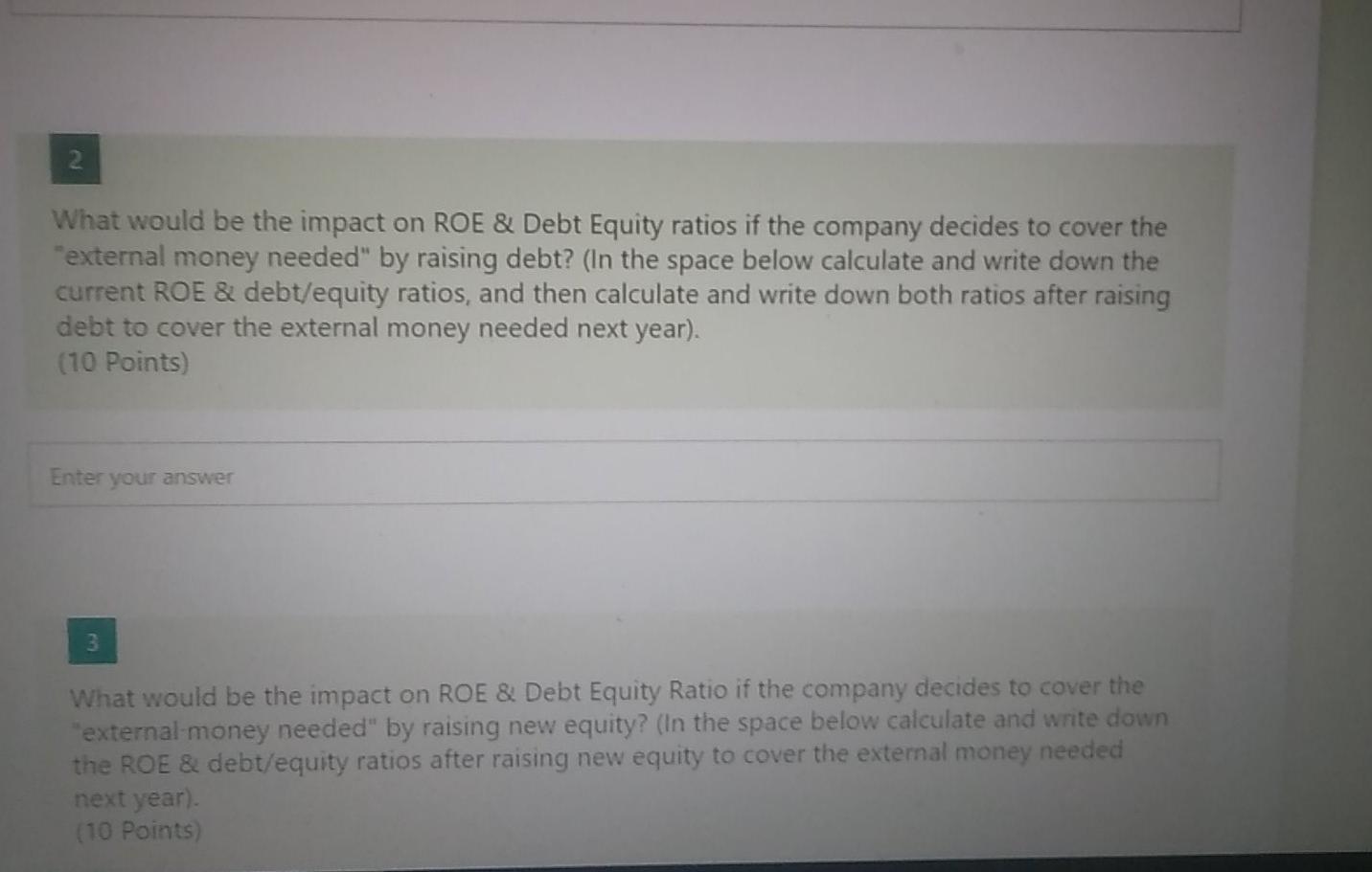 these two are the same questions having different parts What would