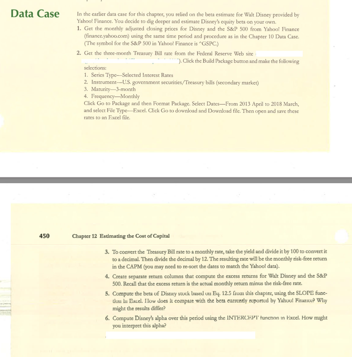  PLEASE USE EXCEL TO ANSWER Data CaSe In the earlier data