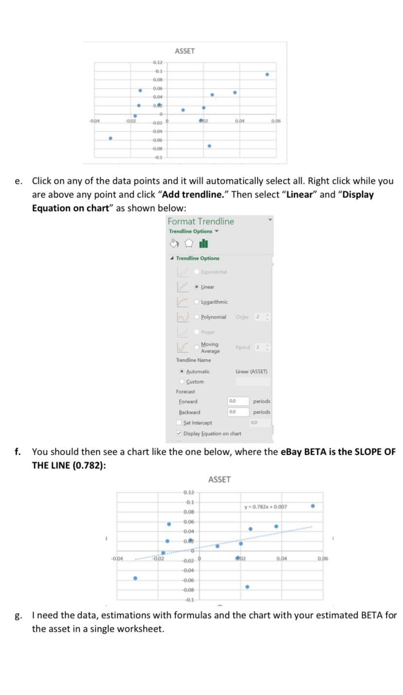 (shown below). Table 6-3 Monthly Holding-Period Returns, eBay versus the S&P 500