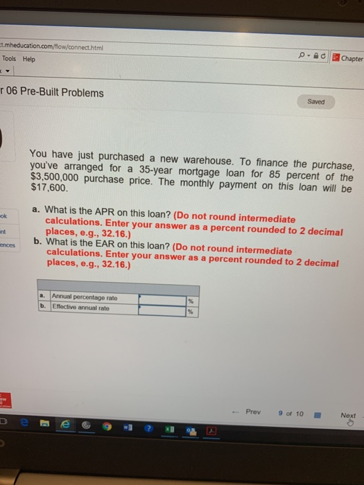  necthtml -a ol Chapter Tools Help 06 Pre-Built Problems Saved You