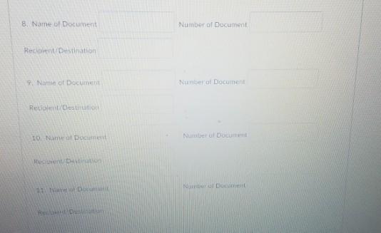 [3] the entity/department Originating Entity] creates the document, [4] and its recipients