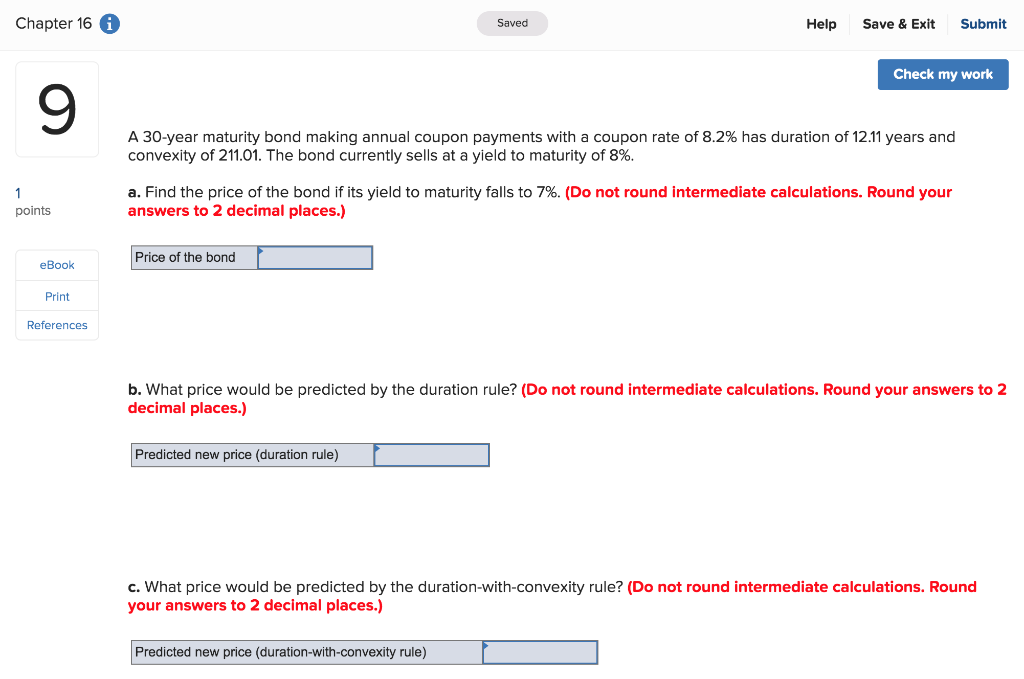  Chapter 16 Help Save & Exit Submit Saved Check my work