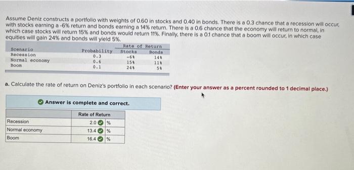 the last answer is wrong please solve the last one Assume Deniz