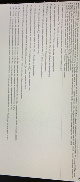  Van ex's Returns C Spencer Gratis a New York based investor