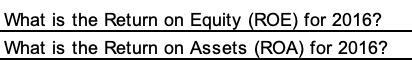 Round answer to 4 decimal places What is the Return on Equity