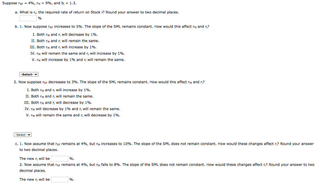 Suppose IRF = 4%, IM = 9%, and b = 1.3.