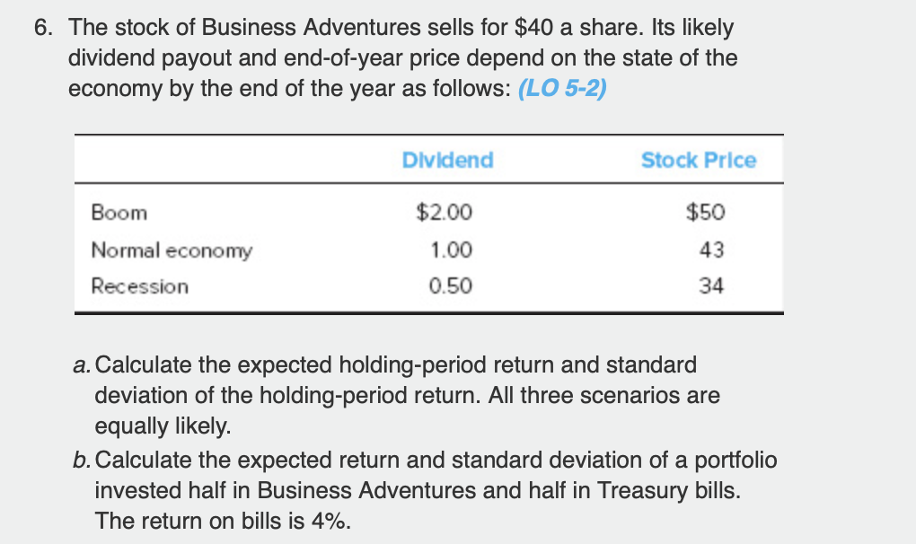 Use picture 2, spreadsheet 5.1, as a template to do question 6