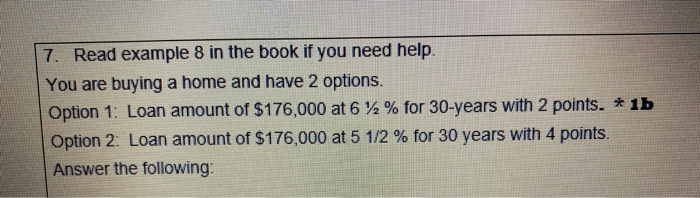 4 points cost? e. What is the savings in the 2 points?