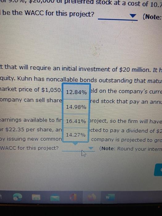 and its cost of preferred stock is 9.3%. If Turnbull can raise