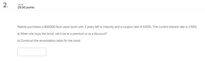 Please explain the steps and details and mention formulas (2 decimal places)