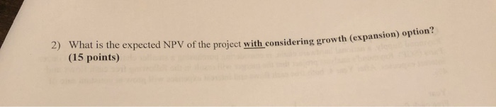 that has an up-front after tax cost at t = 0 of