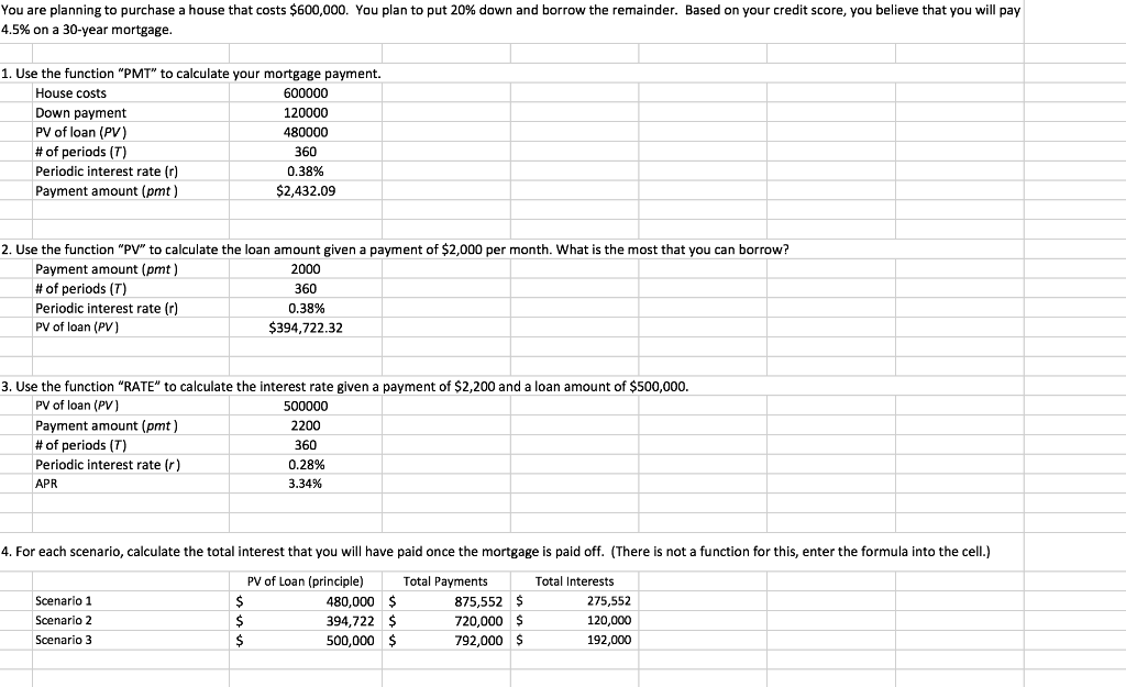 Please solve question 6 only with functions You are planning to purchase
