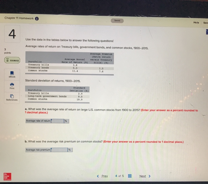  Chapter 11 Homework 6 Saved 4 Use the data in the