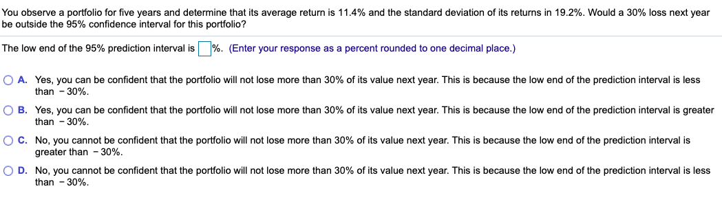 the return for investing in the stock from January 1 to December