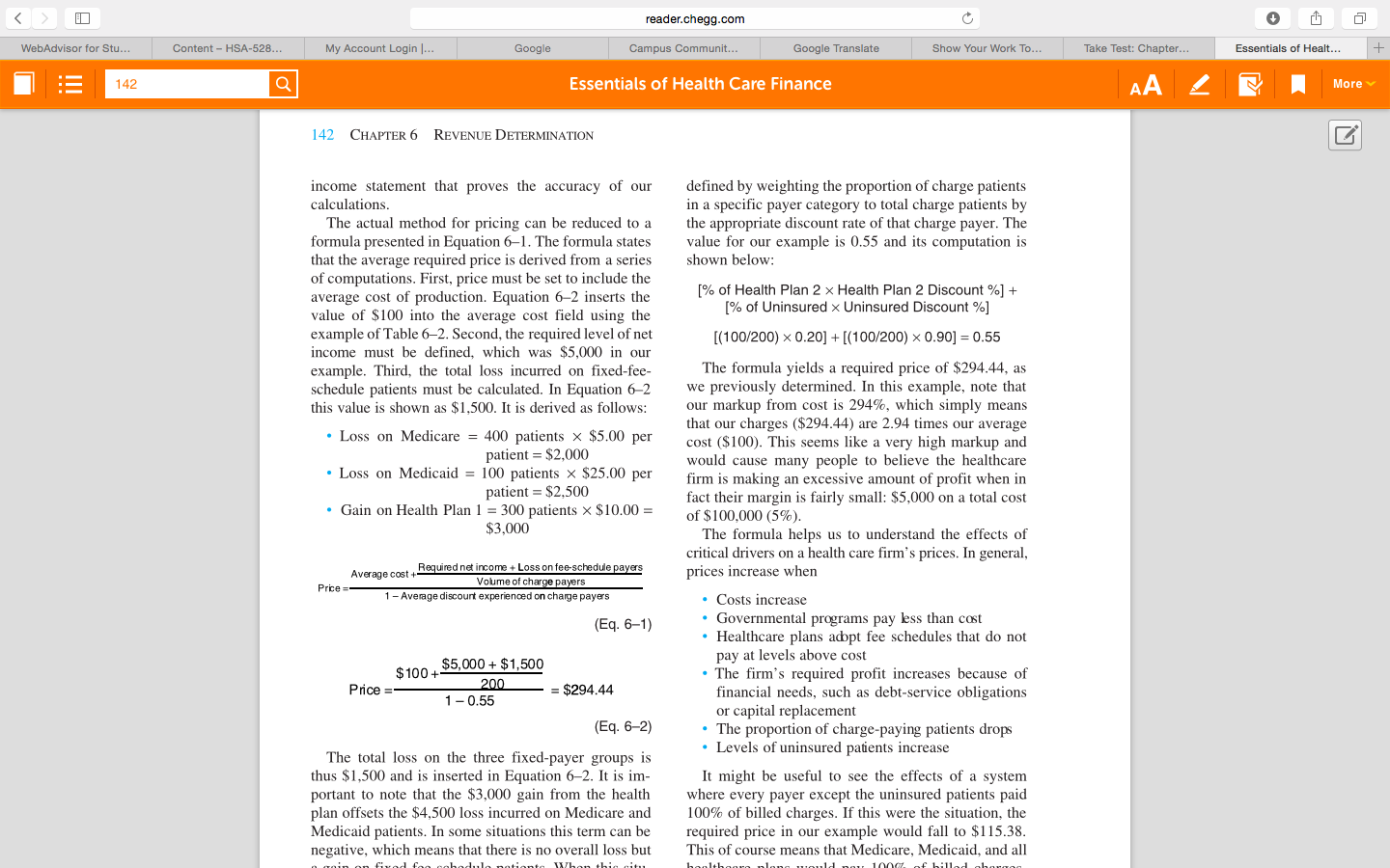how prices should be set, let's examine a simple example to incorporate