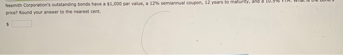 years remaining to maturity. Interest is paid annually; they have a $1,000