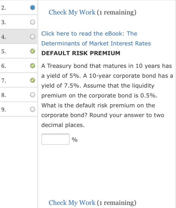 4 5 Check My Work (1 remaining) Click here to read the