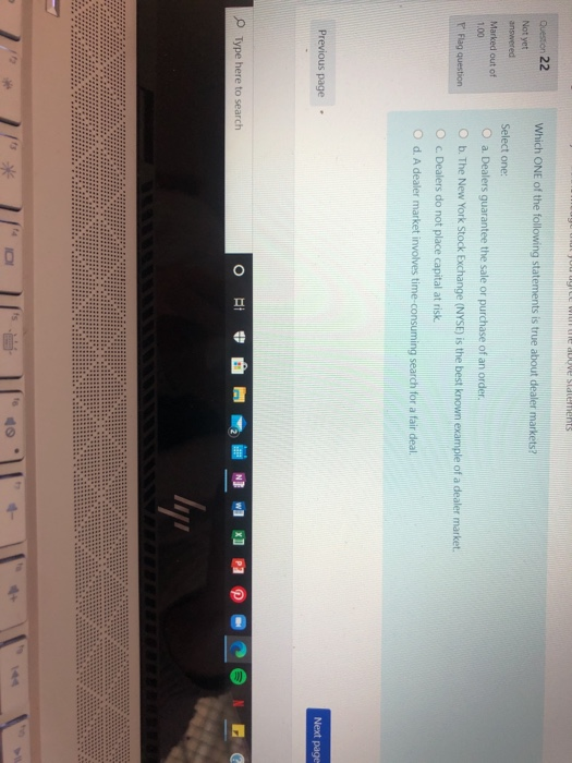  please answer one then. thanks CL We douve Statens Question 22