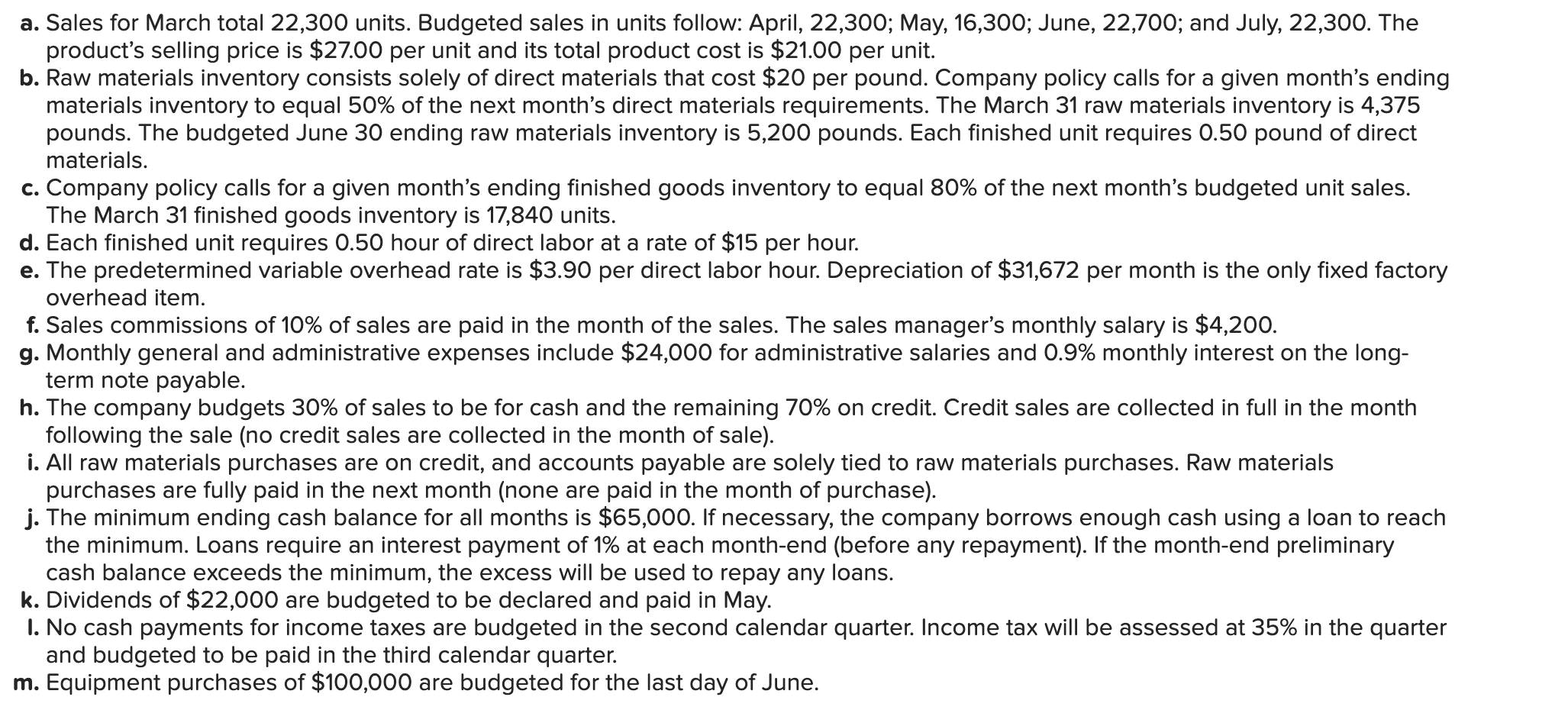 \\ \hline & & $65,000 & Liabilities & & \\ \hline Accounts