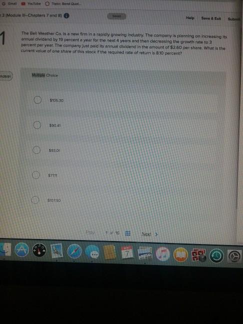  YouTube ind out - Module Chapters 7 and B Help Suve