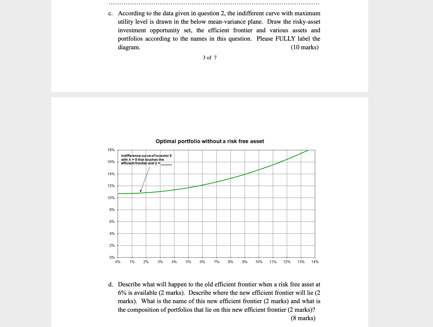 E(RB) = 0.06 OA = 0.12 OB = 0.06 PA, B =