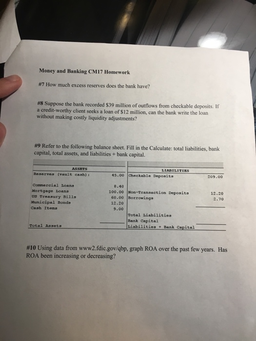 amount of its capital, and ROA stays constant, then what will happen