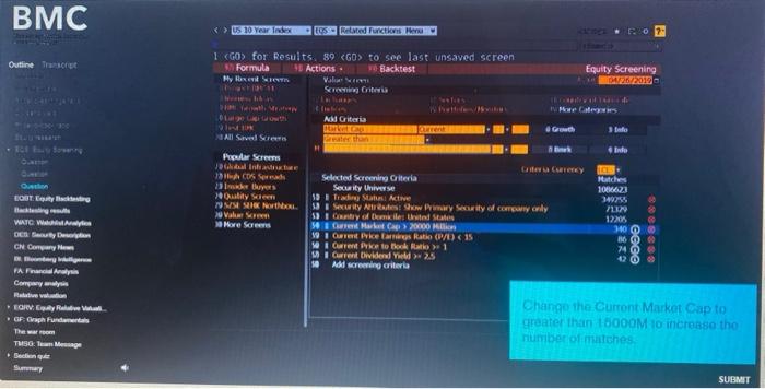  BMC US 10 Year LOS Reted Function er FO2 Outline THE