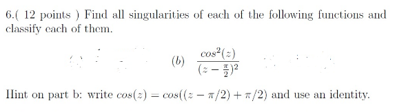 i stuck here please solve this question 6.( 12 points ) Find