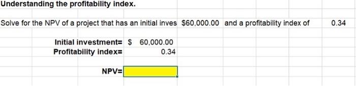 do in excel? Thanks! e Calculating the NPV when future cash flows