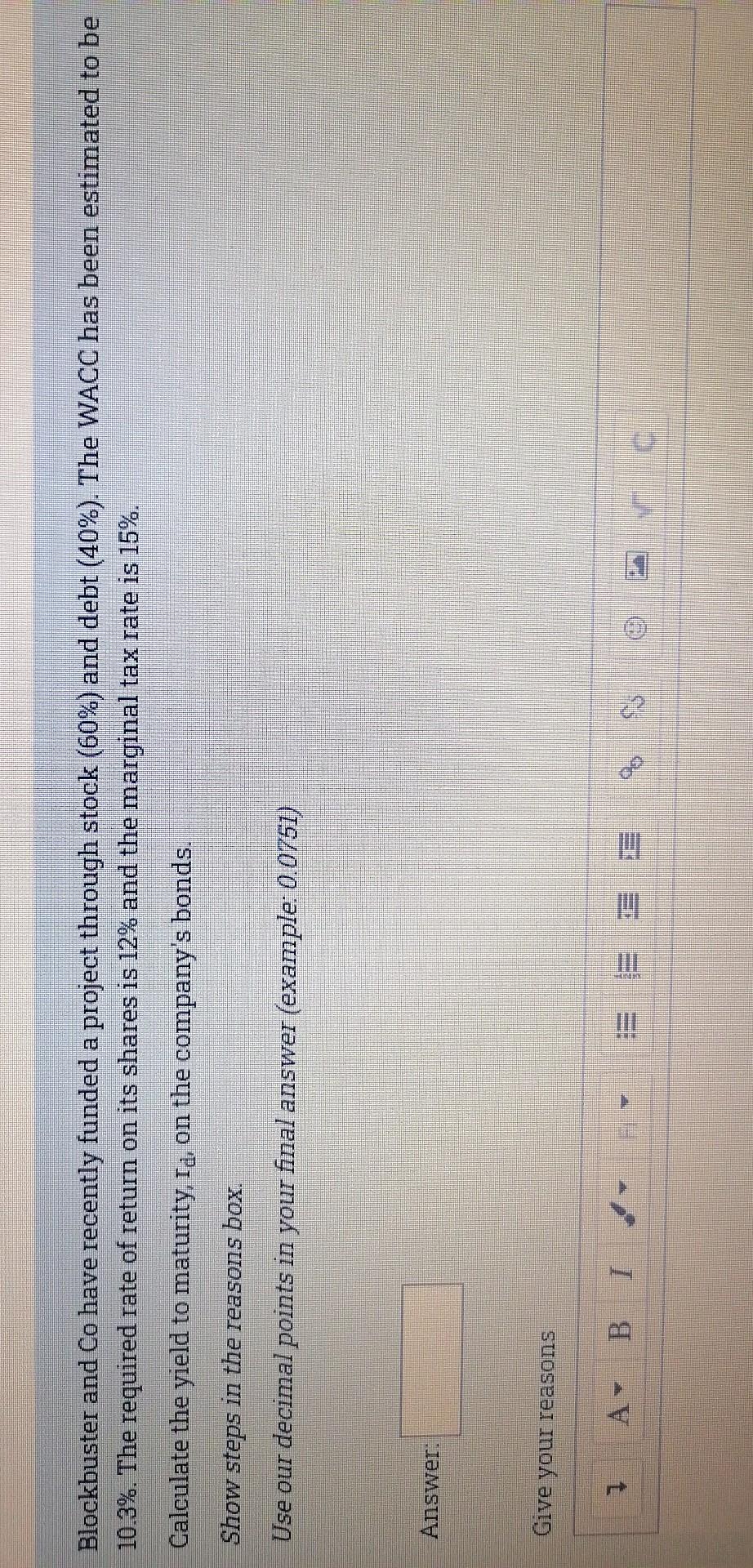 Question 2 with a full steps please Blockbuster and Co have