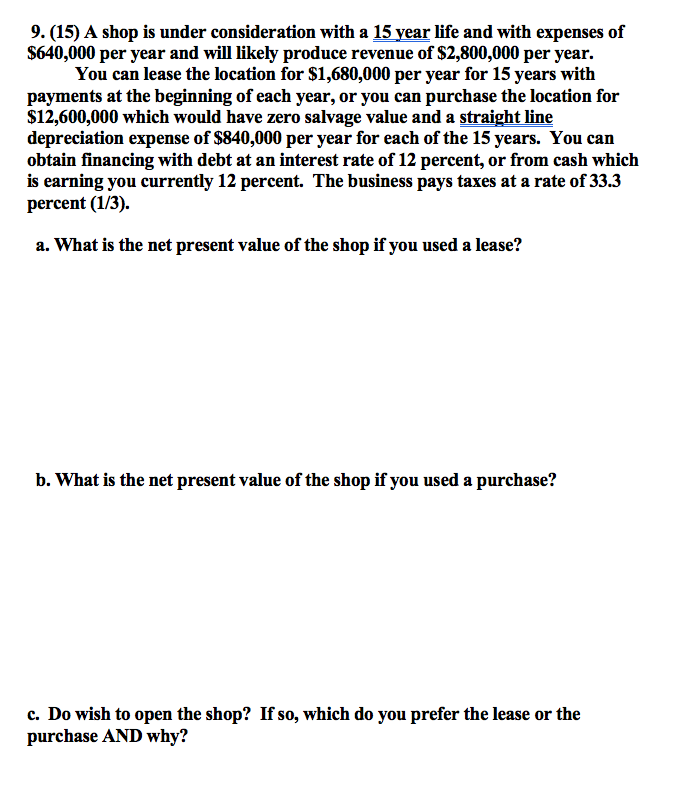  PLEASE SHOW ALL WORK FOR THE PROBLEM! I do not receive