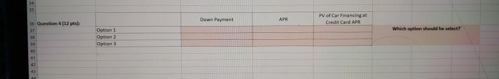 hopes to purchase his first new car. The car that Adam is