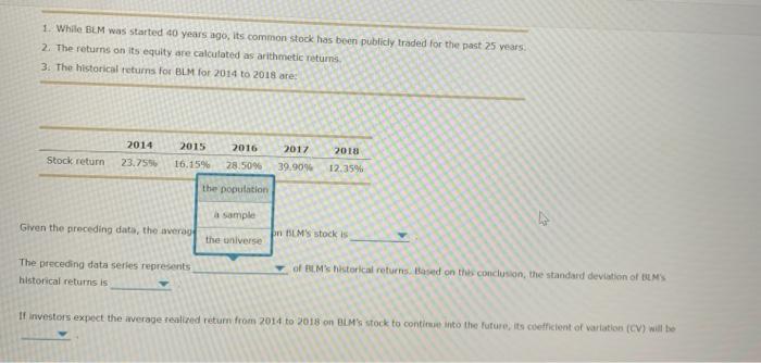 returns is often used to estimate future results. Analysts across companies use