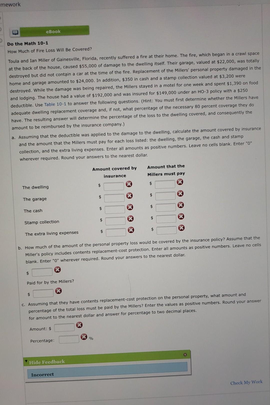  help mework eBook Do the Math 10-1 How Much of Fire