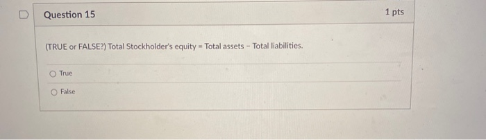 reflect the actual loss of economic value. O True False Question 5