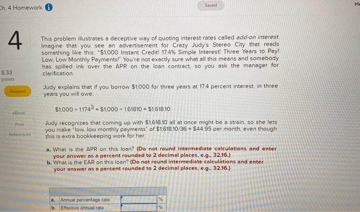  Ch. 4 Homework Saved He 4 This problem illustrates a deceptive