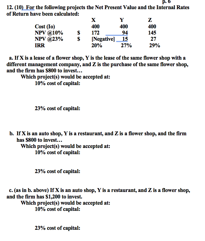 PLEASE SHOW ALL WORK FOR THE PROBLEM! I do not receive