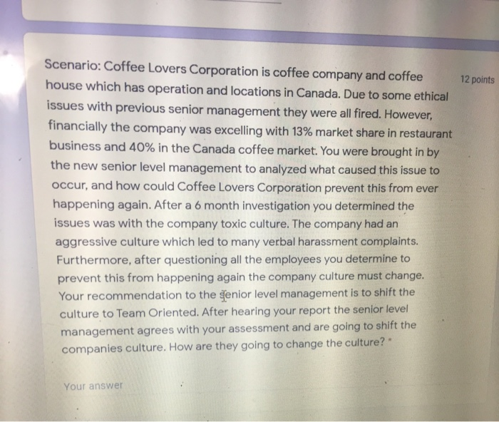 play the role of a founder of a new startup company in