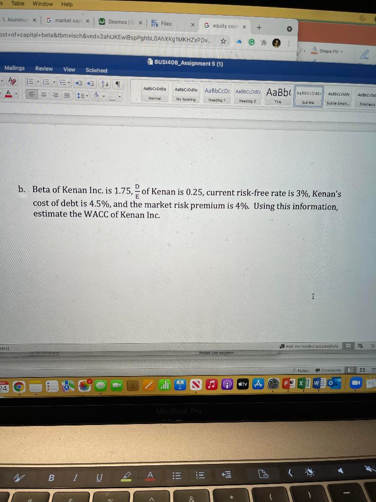 Files G equity cost X +cost+of+capital+beta&tbm=isch&ved=2ahUKEwiBspPghbloAhXKg1MKHZXPDV... @ Shapa Fill Fm - BUSI408_Assignment