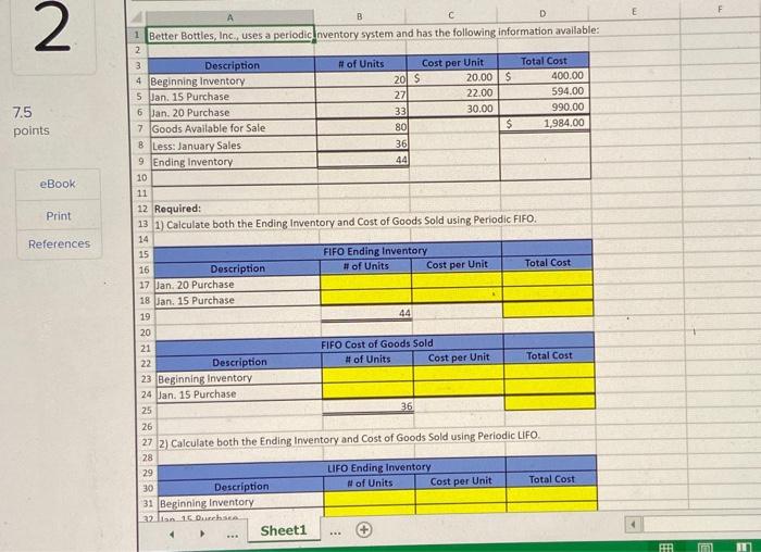 Income Statement using Excel's IF and Basic Math Functions 1 cBook P