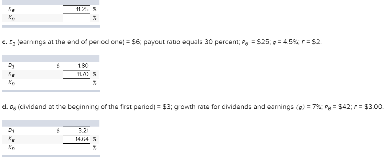 intermediate calculations. Round the final answers to 2 decimal places.) a. D1