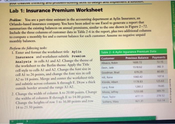 module. Labe 1 and 2 which increase in difficulty require you to