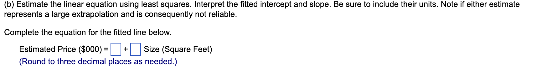 (in thousands of dollars) and the number of square feet for 20
