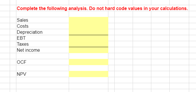 Enterprises is considering a new three-year expansion project that requires an initial
