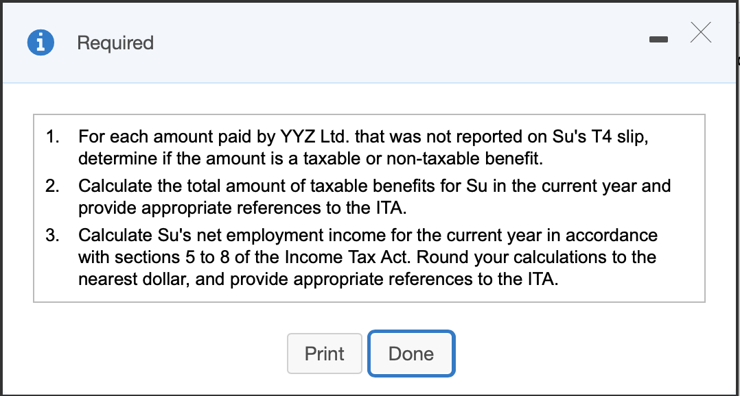 2.) Click on the icon to view more information Part 3.) Required