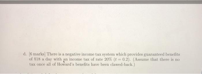 question is about. 2. (20 marks) Howard has 24 hours a day