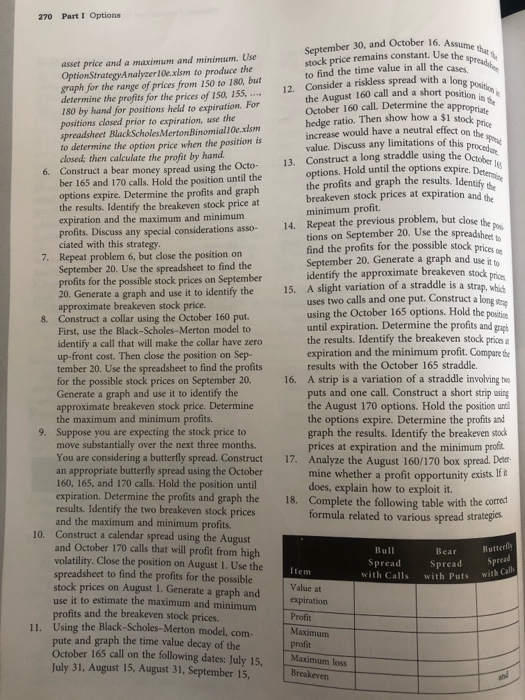  questions 6,7,9,13 Questions using the chart captured in the picture above